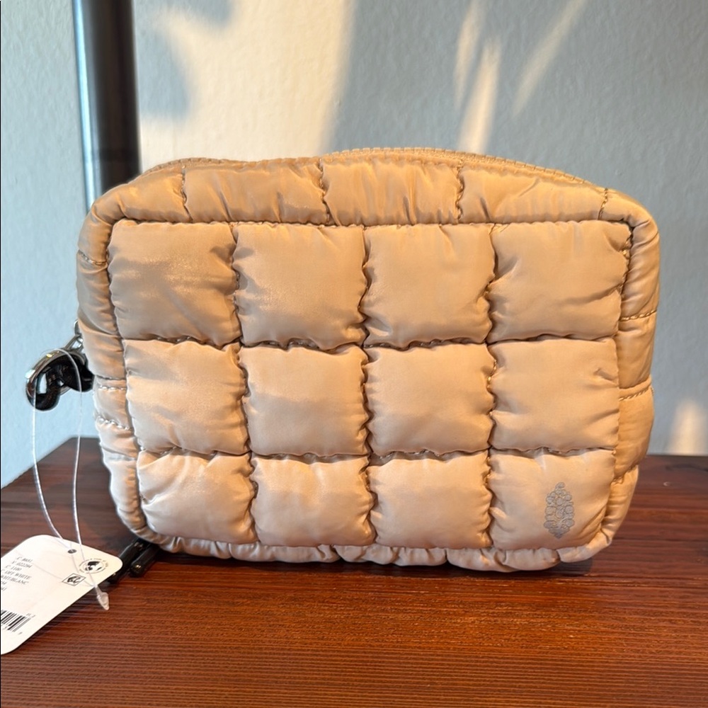 Quilted Tan Bag